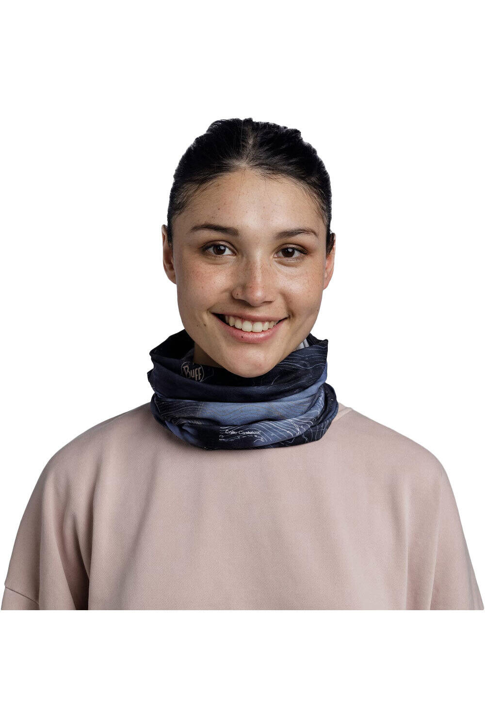 Buff tubular ORIGINAL ECOSTRETCH NESHI AZUL vista trasera
