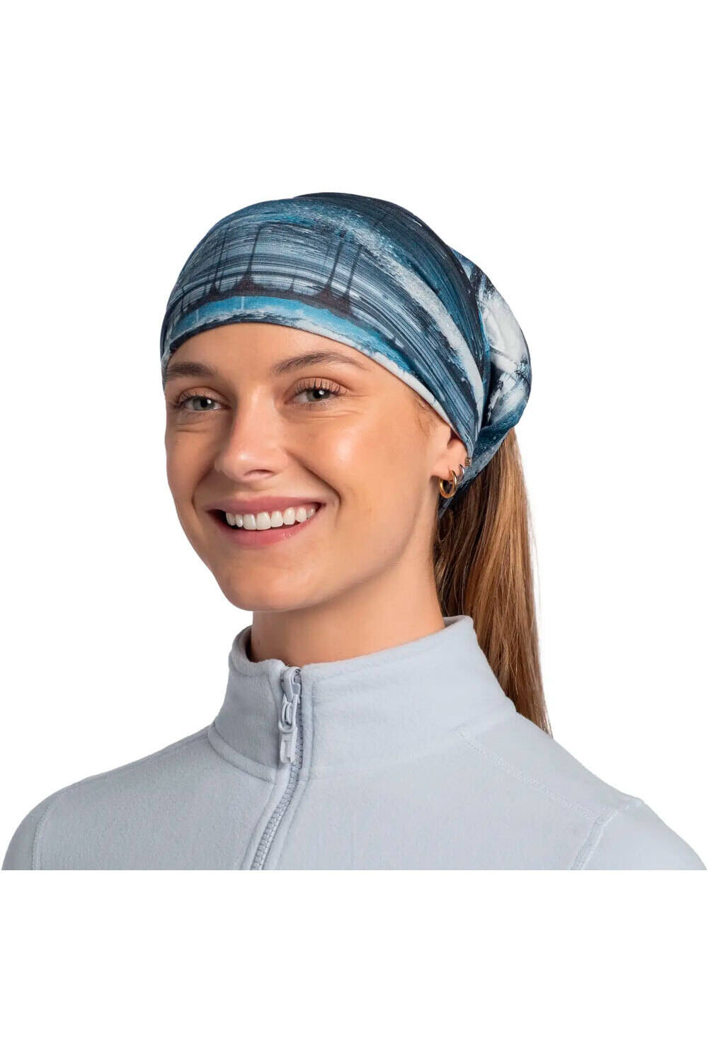 Buff tubular OSER BLUE AZUL vista trasera