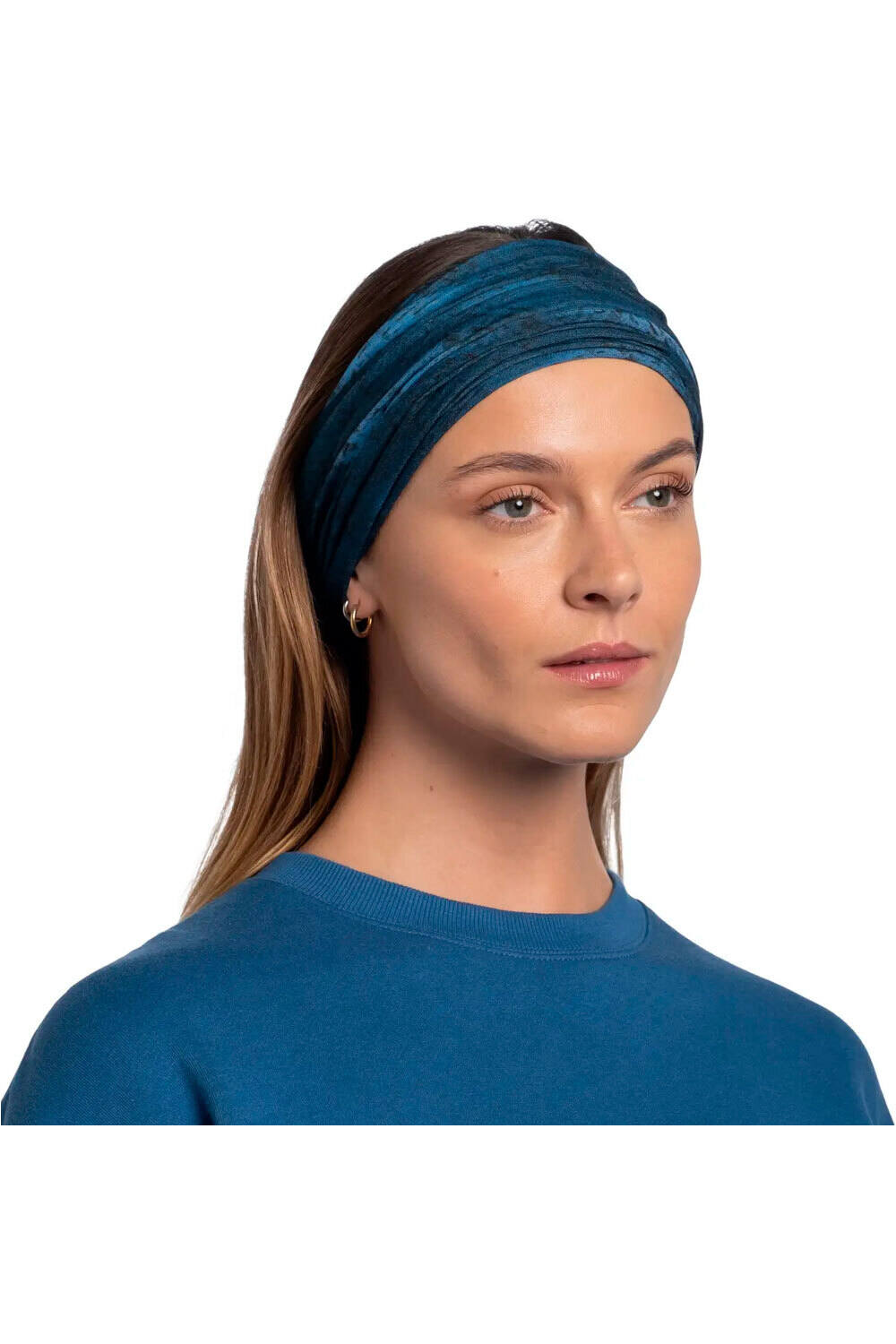 Buff tubular SINEB NIGHT BLUE AZUL vista trasera
