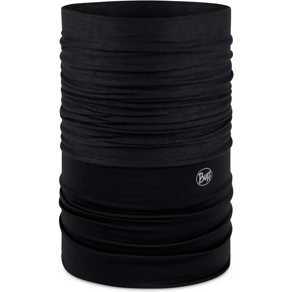 Buff tubular SOLID P BLACK NEGRO vista detalle