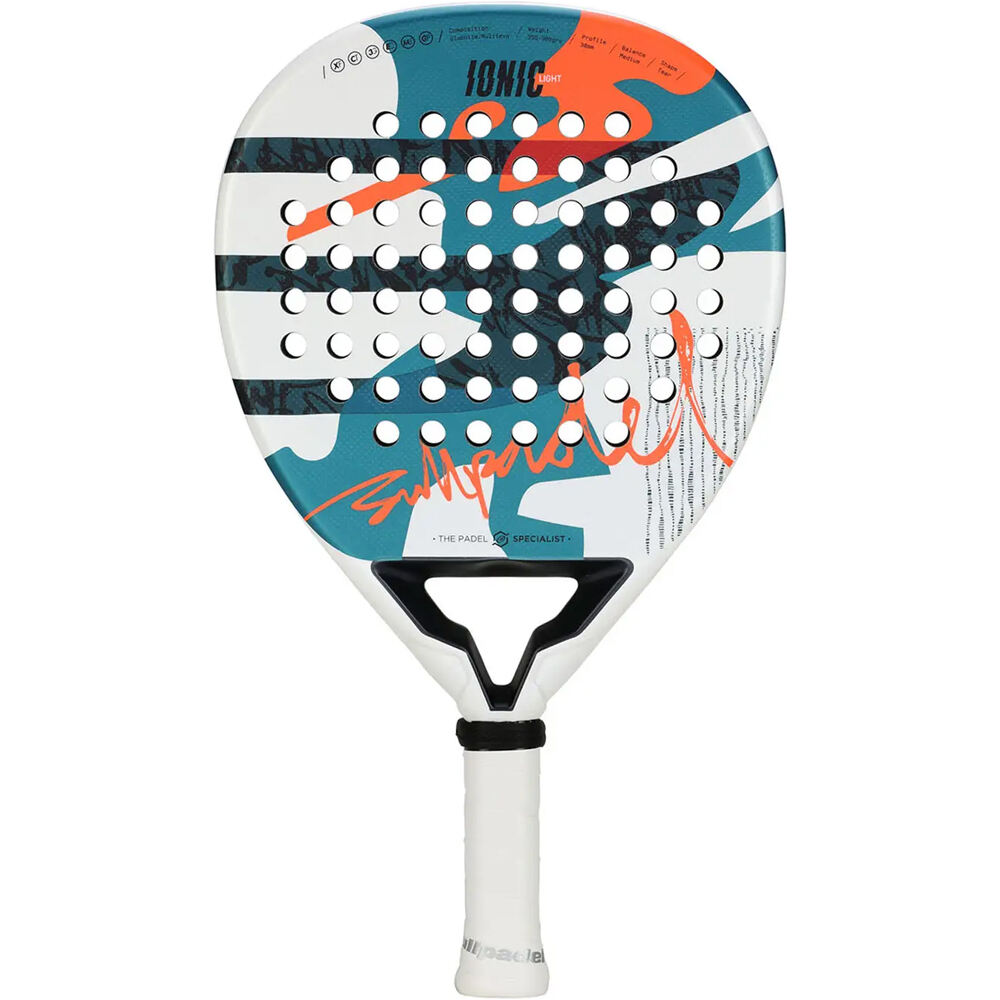 Bullpadel pala pádel adulto IONIC LIGHT 25  vista frontal