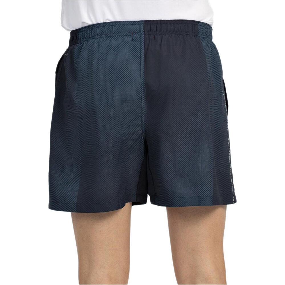 Bullpadel pantalón tenis hombre BAJES AZUL vista trasera