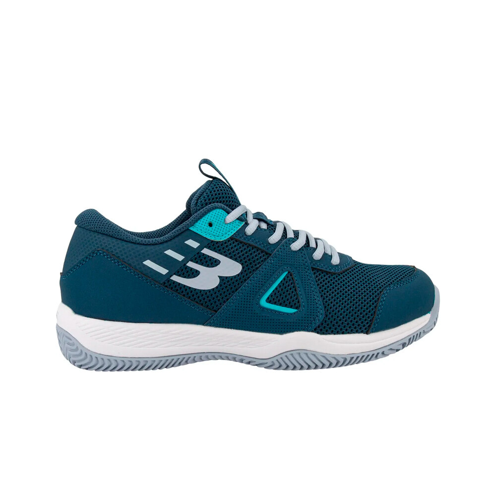 Bullpadel Zapatillas Tenis Niños BEKON JR 26V AZUL lateral exterior
