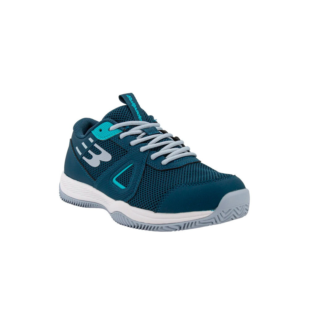 Bullpadel Zapatillas Tenis Niños BEKON JR 26V AZUL lateral interior