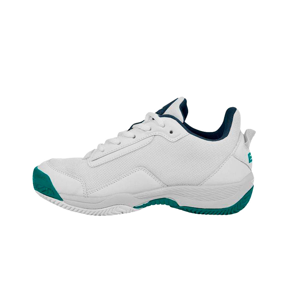 Bullpadel Zapatillas Tenis Niños BUKER JR 25I BLANCO vista trasera
