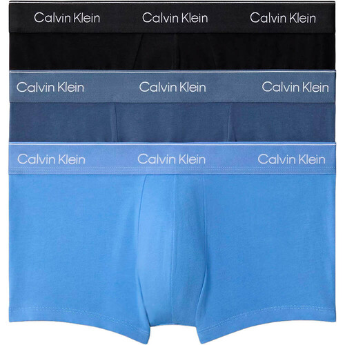 CALVIN KLEIN LOW RISE TRUNK 3PK azul