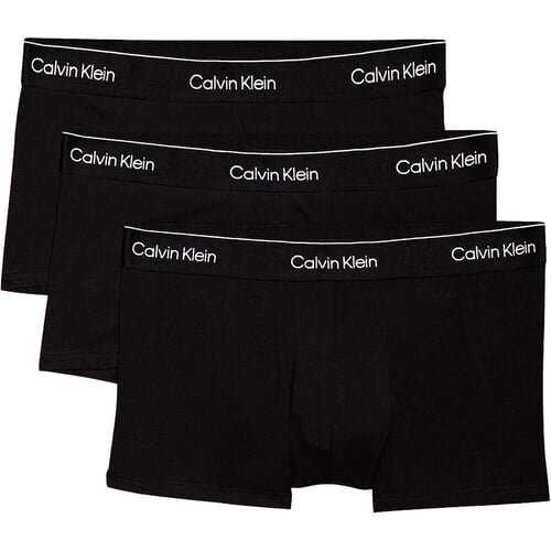 CALVIN KLEIN LOW RISE TRUNK 3PK negro