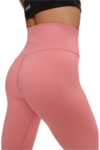 Casall Pantalon Largo Yoga RIB SEAMLESS HIGH WAIST R ROSA vista detalle