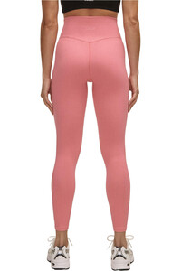 Casall Pantalon Largo Yoga RIB SEAMLESS HIGH WAIST R ROSA vista trasera