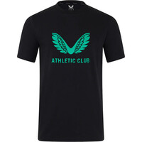 Castore camiseta de fútbol oficiales ATHLETIC CLUB DE BILBAO 24/25 COACHES LOCK UP NEGRO vista frontal