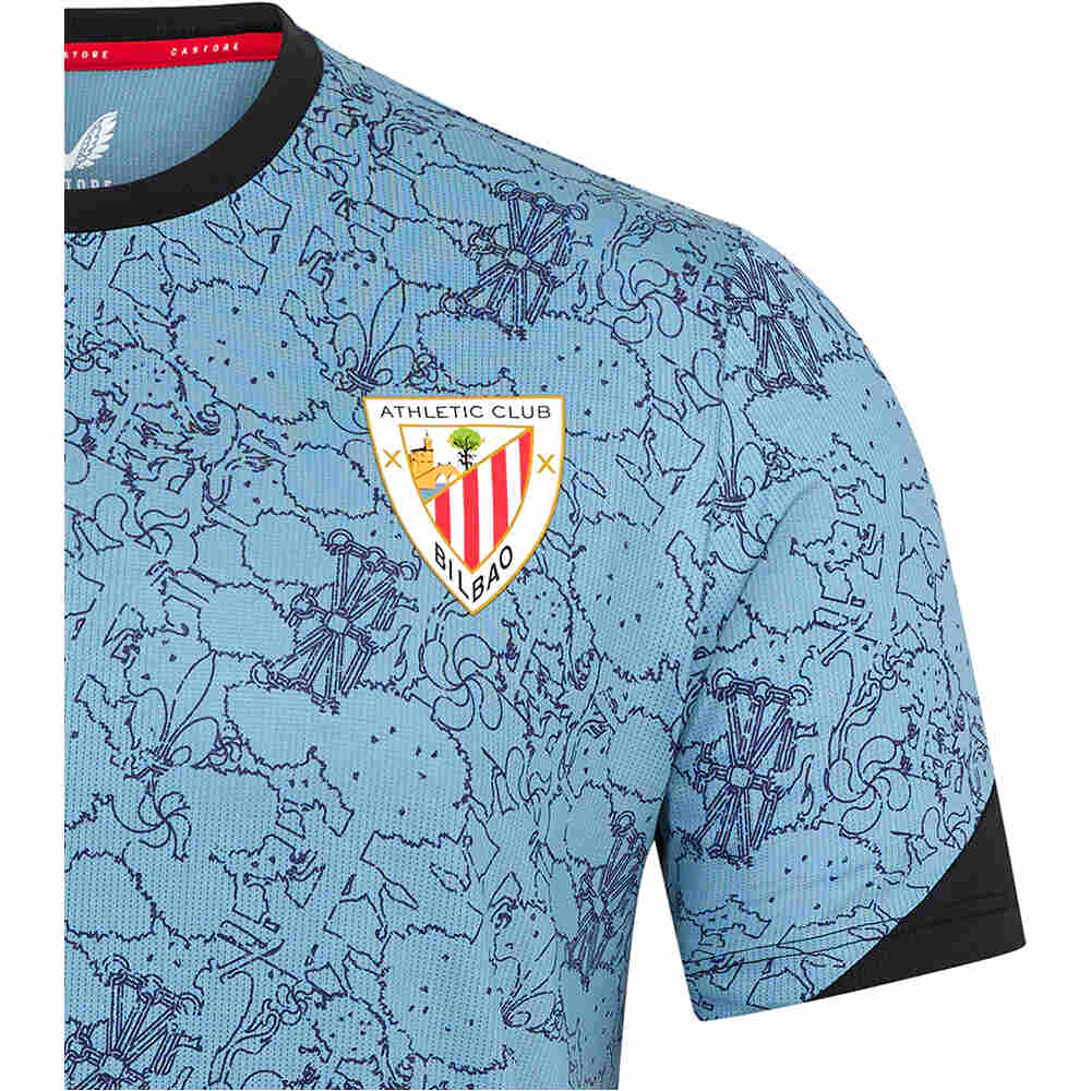 Castore camiseta de fútbol oficiales ATHLETIC CLUB DE BILBAO 25/26 PREMATCH AZUL 03