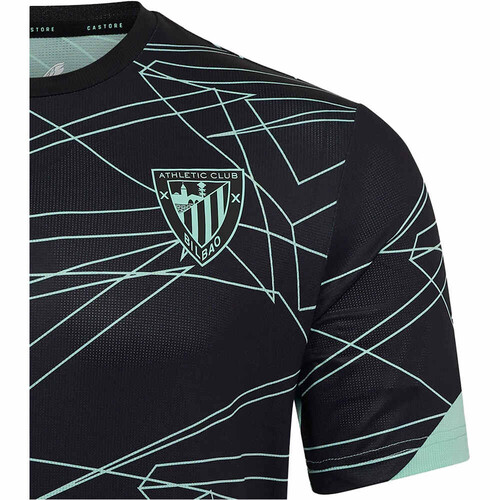 Castore camiseta de fútbol oficiales ATHLETIC CLUB DE BILBAO 25/26 PREMATCH NEGRO