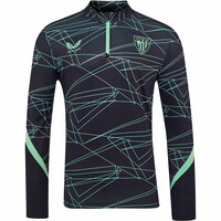 Castore camiseta de fútbol oficiales ATHLETIC CLUB DE BILBAO 25/26 PREMATCH NEGRO vista frontal