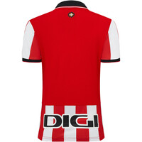 Castore camiseta de fútbol oficiales ATHLETIC CLUB DE BILBAO 25/26 PRIMERA EQUIPACION MUJER ROJO vista trasera