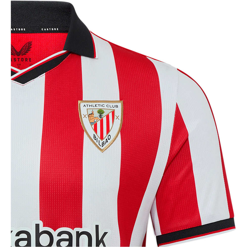 Castore camiseta de fútbol oficiales ATHLETIC CLUB DE BILBAO 25/26 PRIMERA EQUIPACION ROJO 03