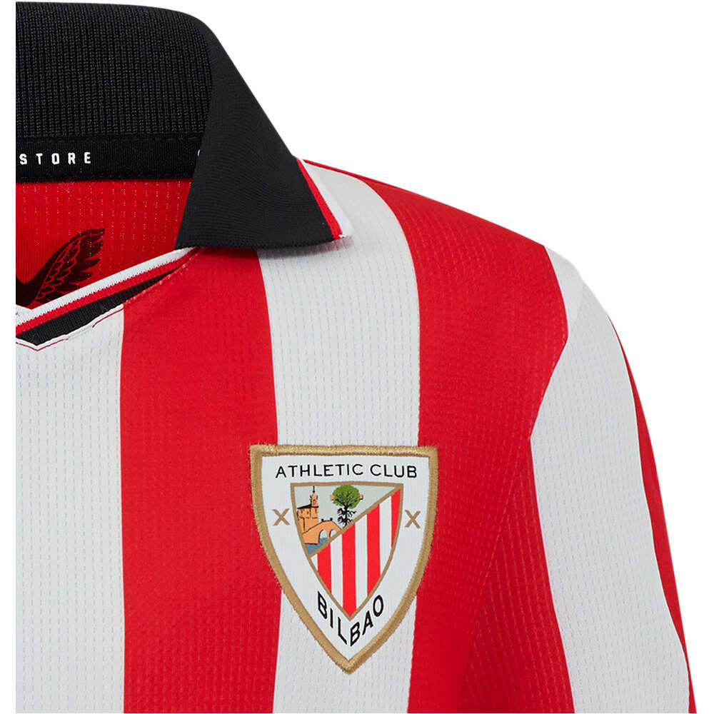 Castore camiseta de fútbol oficiales niño ATHLETIC CLUB DE BILBAO 25/26 PRIMERA EQUIPACION ROJO 03