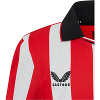Castore camiseta de fútbol oficiales niño ATHLETIC CLUB DE BILBAO 25/26 PRIMERA EQUIPACION ROJO vista detalle