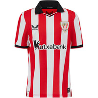 Castore camiseta de fútbol oficiales niño ATHLETIC CLUB DE BILBAO 25/26 PRIMERA EQUIPACION ROJO vista frontal