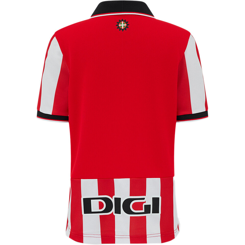 Castore camiseta de fútbol oficiales niño ATHLETIC CLUB DE BILBAO 25/26 PRIMERA EQUIPACION ROJO vista trasera