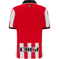 Castore camiseta de fútbol oficiales niño ATHLETIC CLUB DE BILBAO 25/26 PRIMERA EQUIPACION ROJO vista trasera