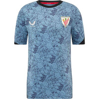 Castore camiseta entrenamiento niño ATHLETIC CLUB DE BILBAO 25/26 PREMATCH AZUL vista frontal