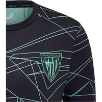 Castore camiseta entrenamiento niño ATHLETIC CLUB DE BILBAO 25/26 PREMATCH NEGRO 03
