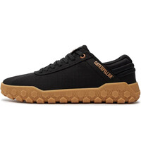Cat zapatilla moda hombre HEX + CANVAS NEGRO puntera