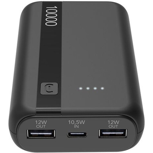 Cellular Line batería CARGADOR DE BATERIAS EMERGENCIA 10000 NEGRO