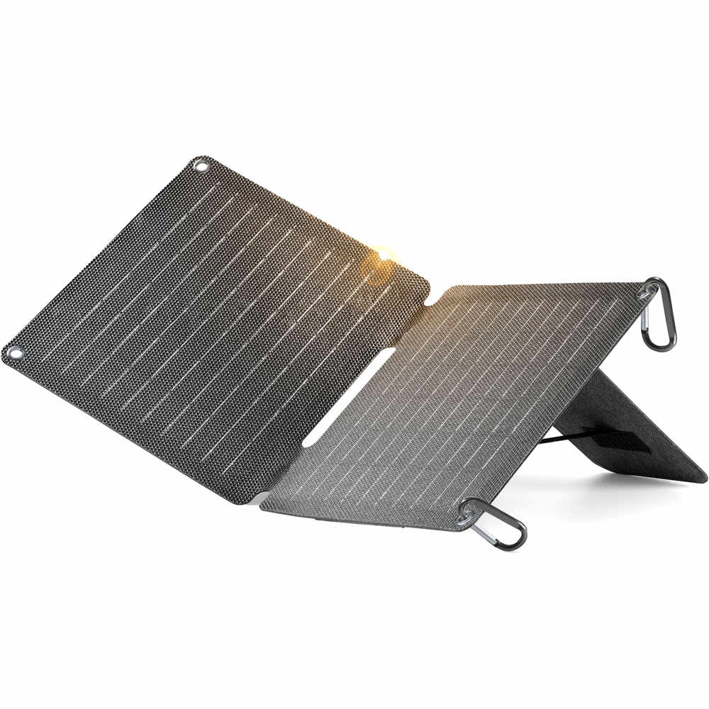 Cellular Line batería SOLAR 2 PUERTOS 10W GRIS vista frontal