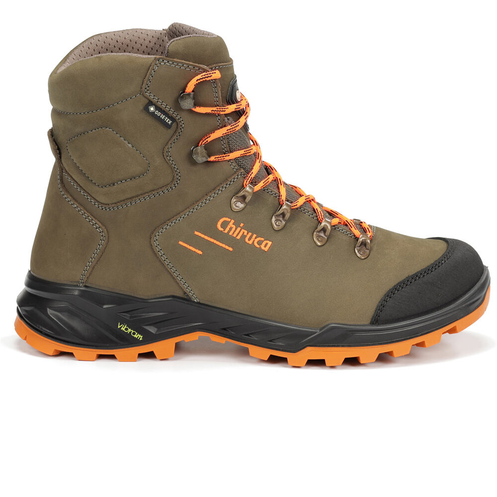 Chiruca bota trekking hombre GAME FORCE GORE-TEX VERDE lateral exterior