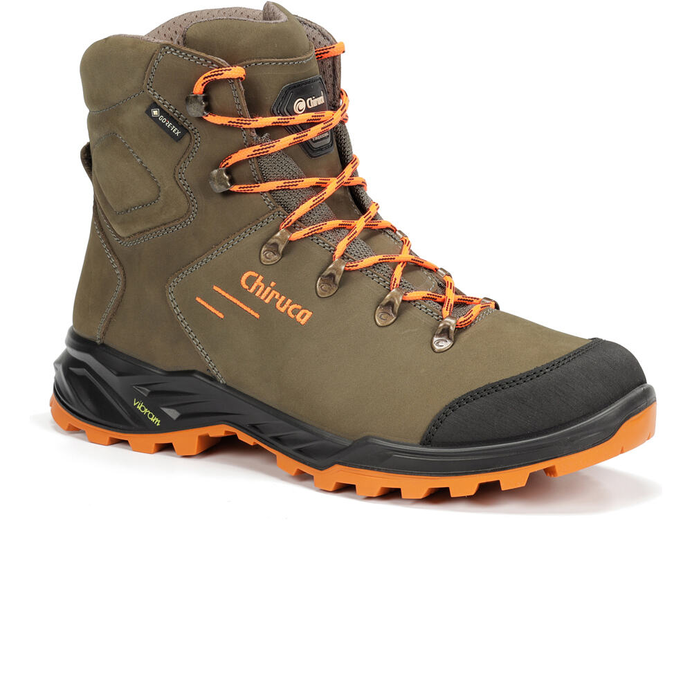 Chiruca bota trekking hombre GAME FORCE GORE-TEX VERDE lateral interior