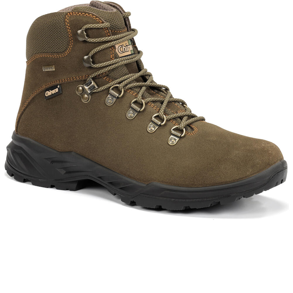 Chiruca bota trekking hombre POINTER GORE-TEX VERDE lateral interior