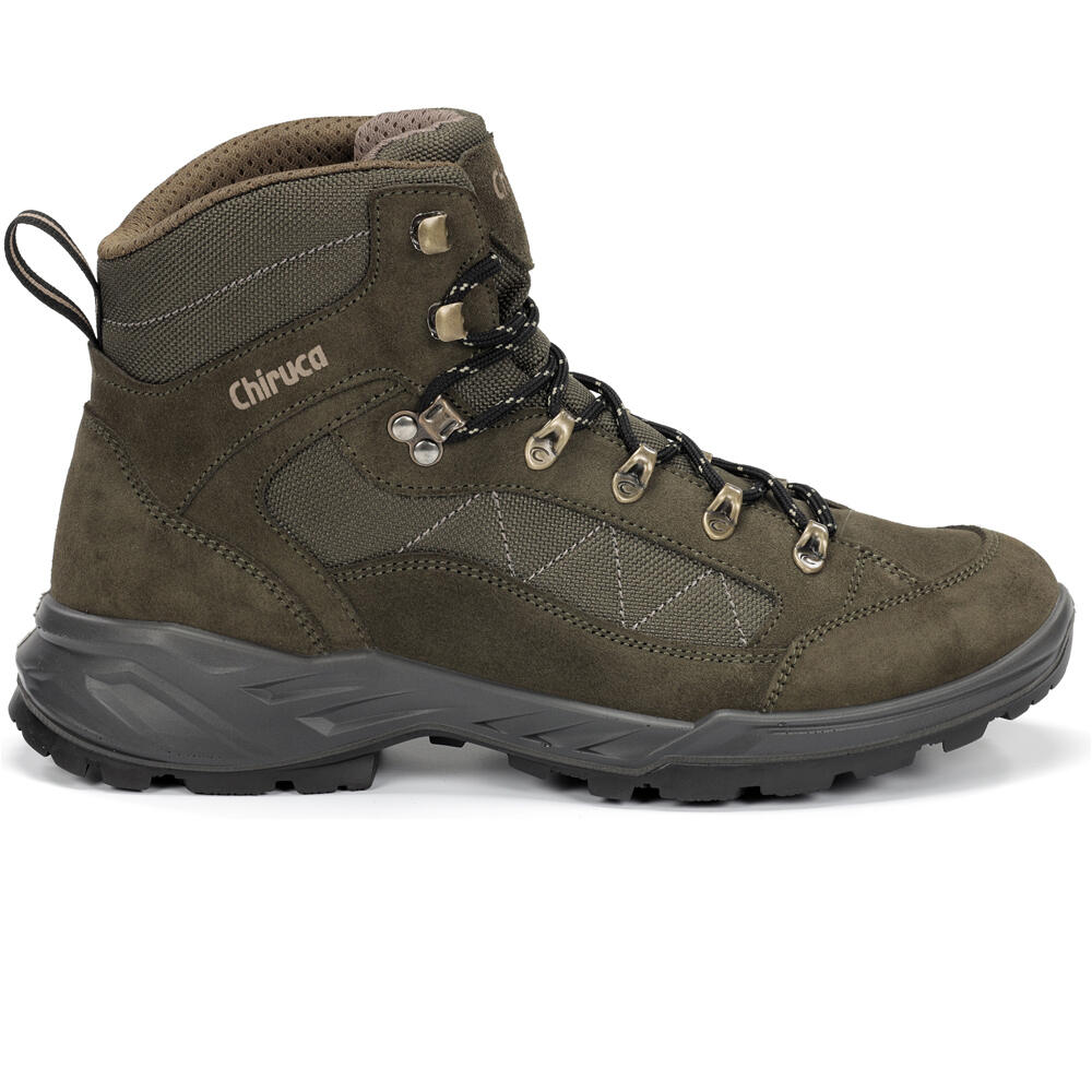 Chiruca bota trekking hombre SABUESO VERDE lateral exterior