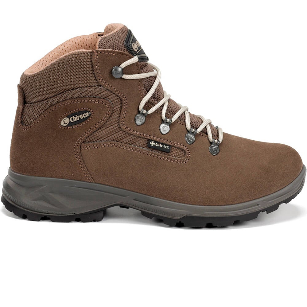 Chiruca bota trekking mujer MASSANA 12 GORE-TEX MARRON lateral exterior