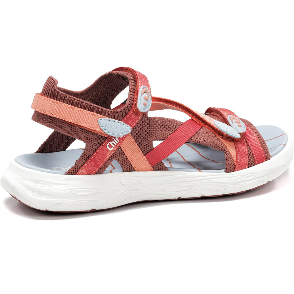 Chiruca sandalias trekking mujer AYAMONTE GRIS vista superior