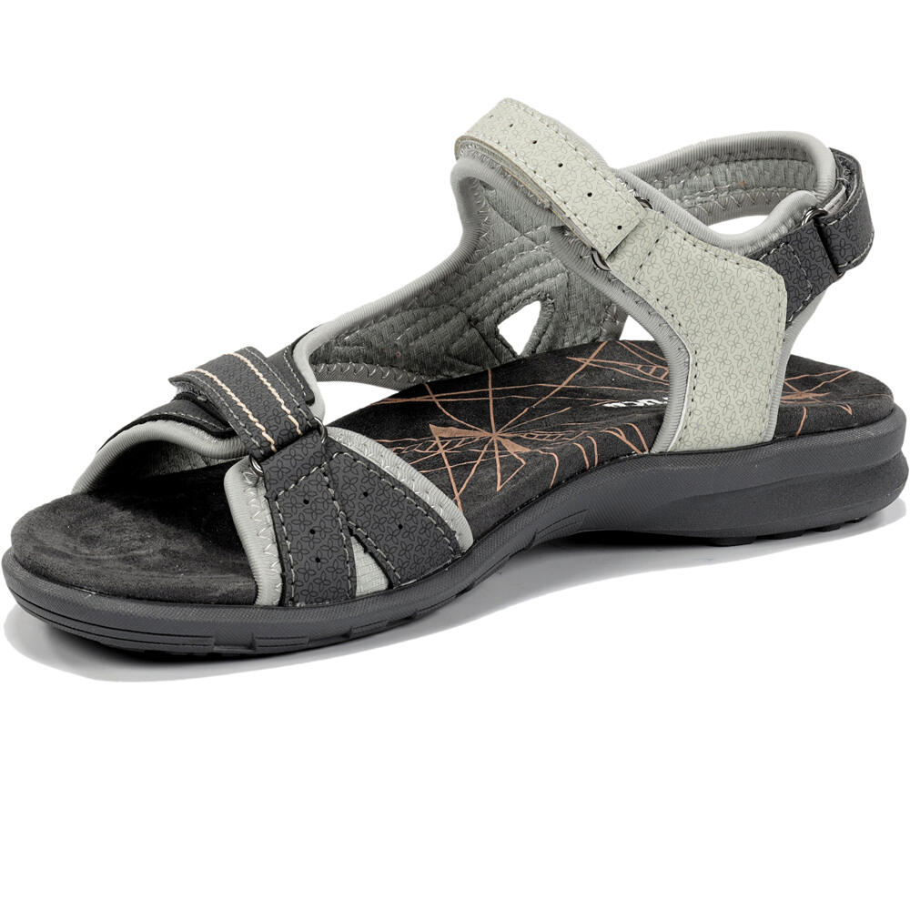 Chiruca sandalias trekking mujer FINISTERRE GRIS puntera