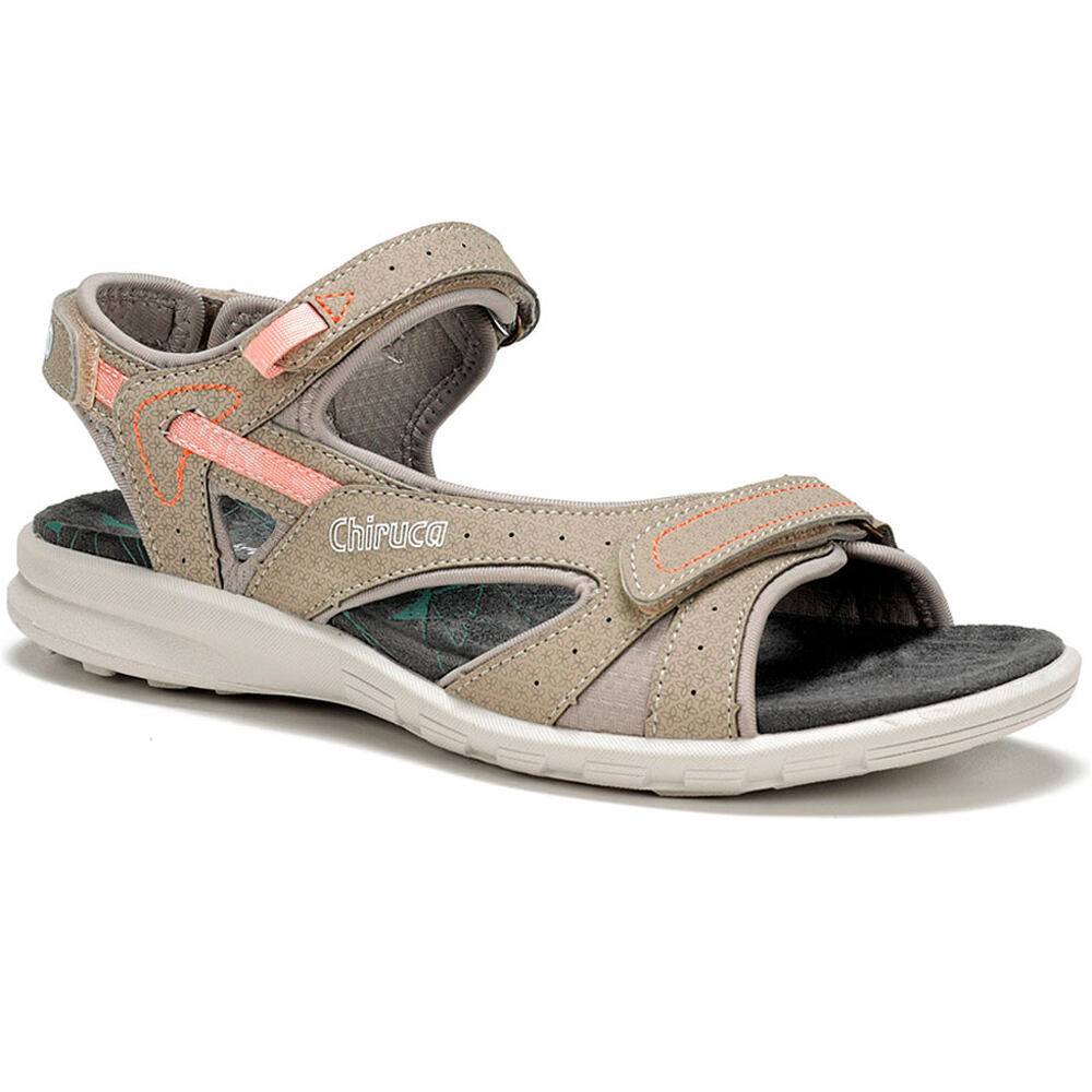 Chiruca sandalias trekking mujer FINISTERRE MARRON lateral interior