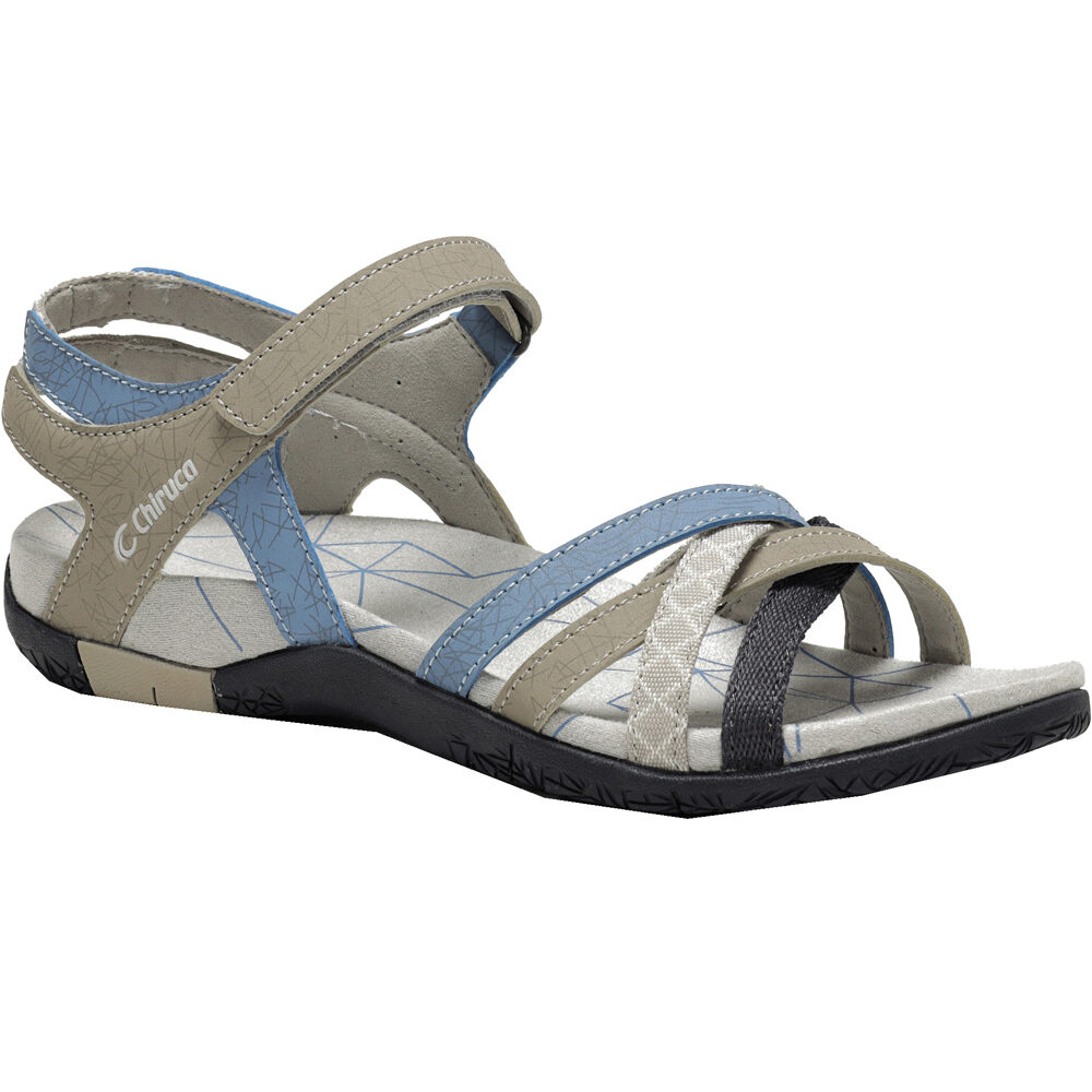 Chiruca sandalias trekking mujer MALIBU 04 MARRON lateral interior