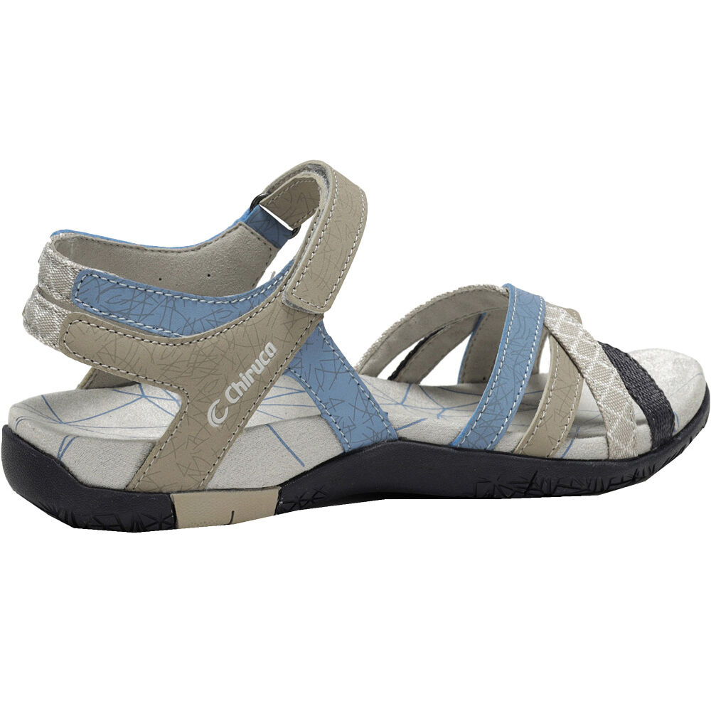 Chiruca sandalias trekking mujer MALIBU 04 MARRON vista superior