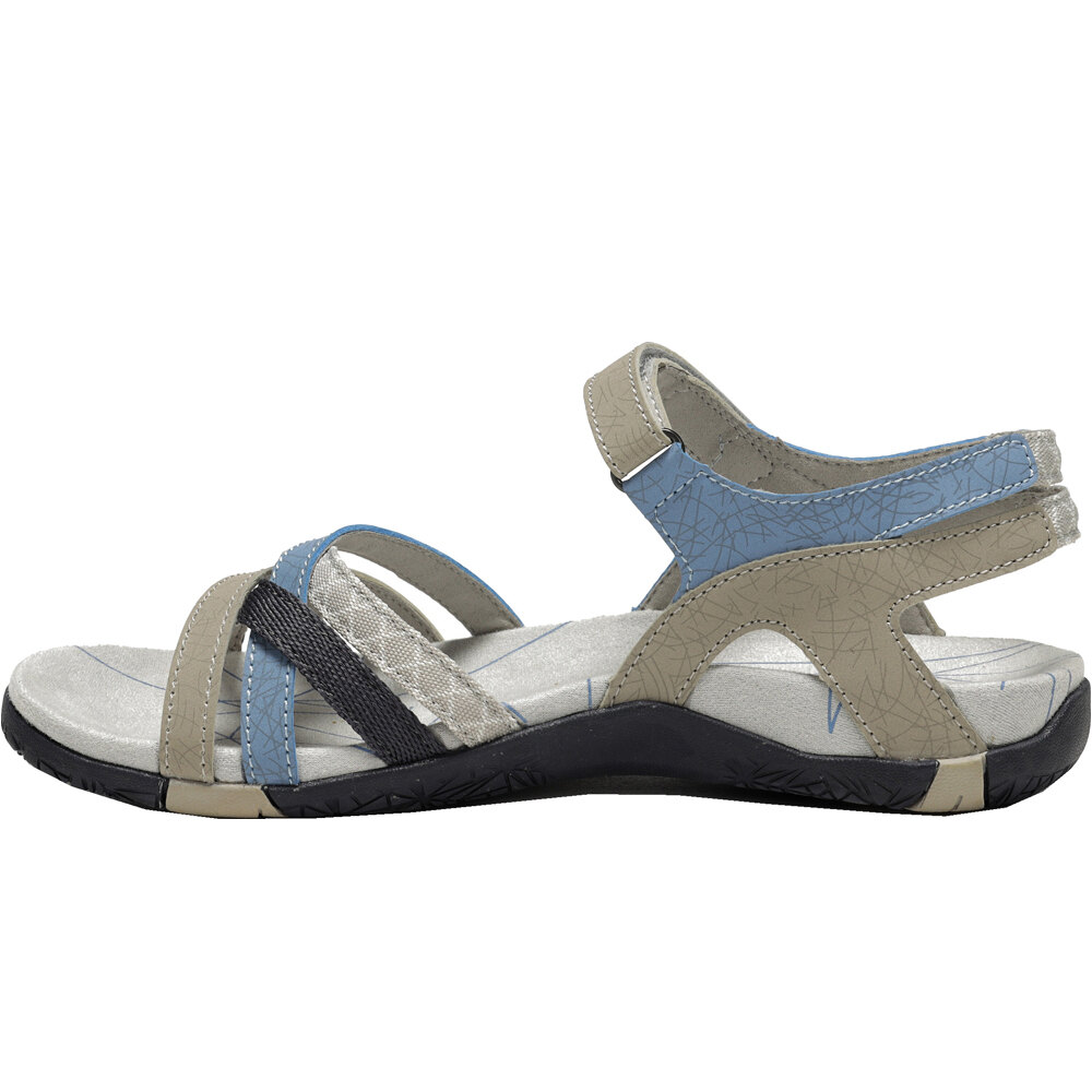 Chiruca sandalias trekking mujer MALIBU 04 MARRON vista trasera