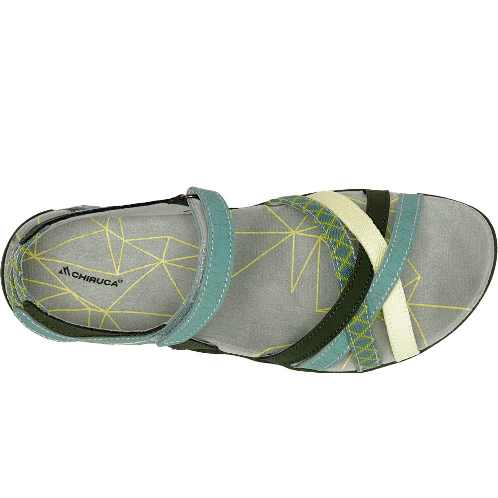 Chiruca sandalias trekking mujer MALIBU VERDE 06