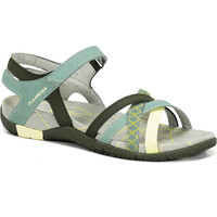Chiruca sandalias trekking mujer MALIBU VERDE lateral interior
