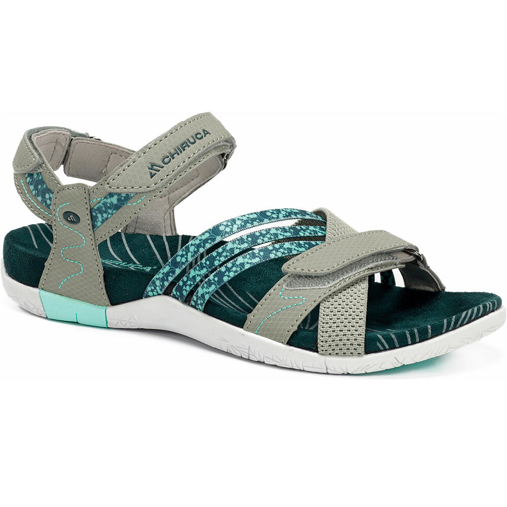 Chiruca sandalias trekking mujer SOLLER GRIS lateral interior