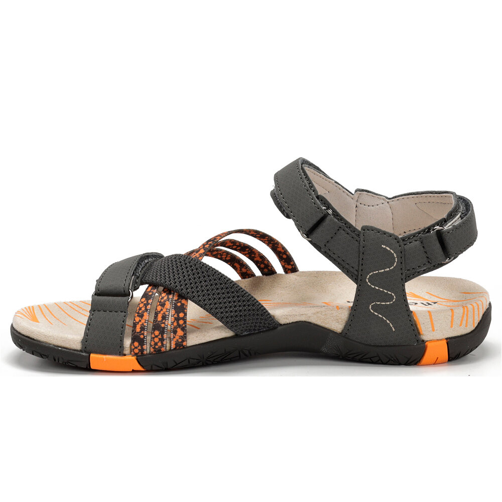 Chiruca sandalias trekking mujer SOLLER GRIS lateral interior