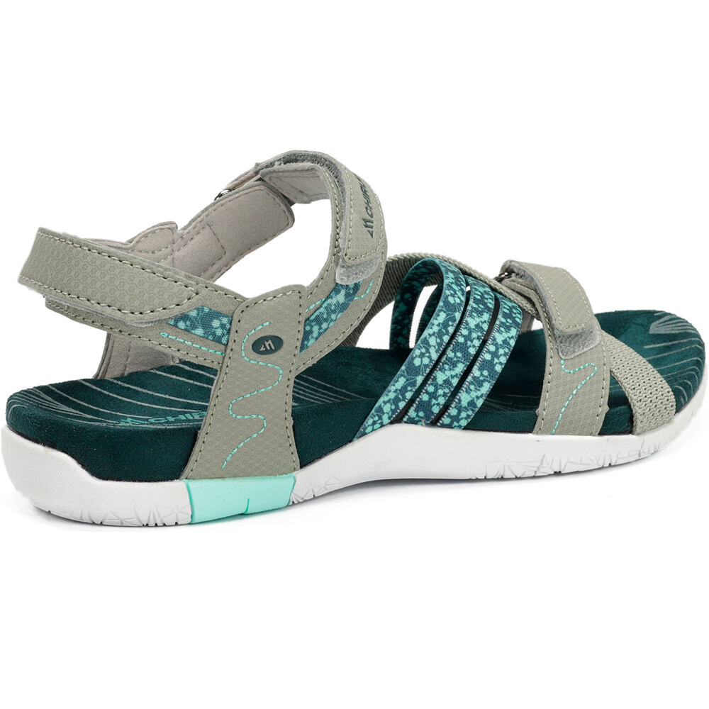 Chiruca sandalias trekking mujer SOLLER GRIS vista superior