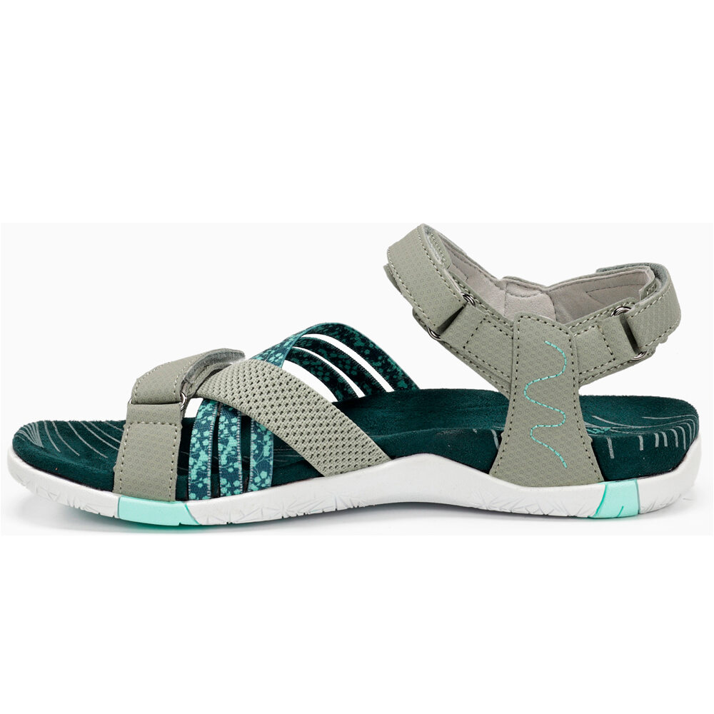 Chiruca sandalias trekking mujer SOLLER GRIS vista trasera