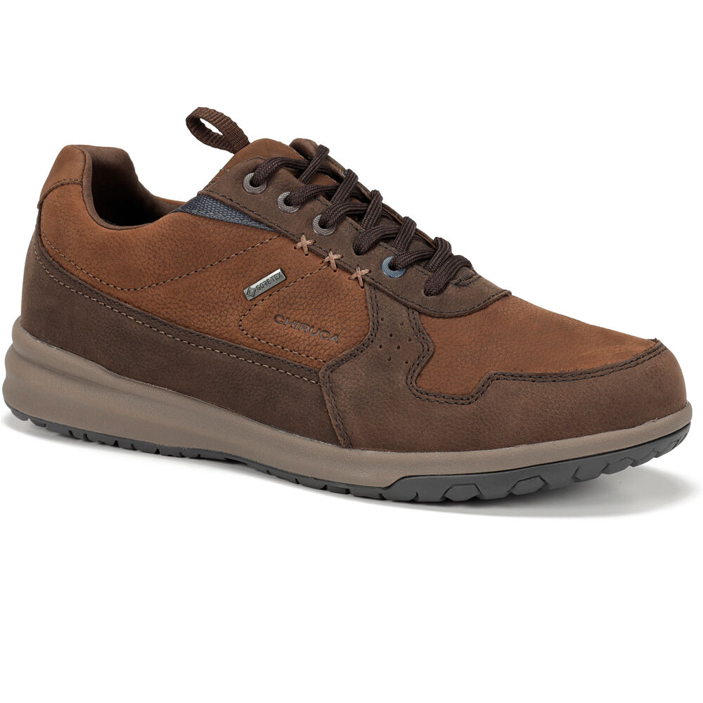 Chiruca zapatilla trekking hombre METROPOLITAN GORE-TEX MARRON lateral interior