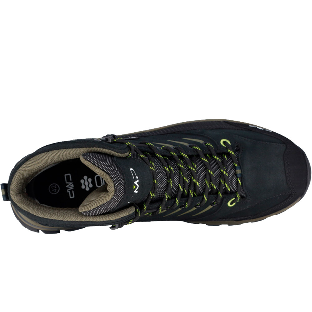 Cmp bota trekking hombre RIGEL 2.0 MID WATERPROOF GRIS vista trasera