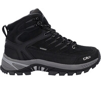 Cmp bota trekking hombre RIGEL 2.0 MID WATERPROOF NEGRO lateral exterior