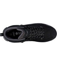 Cmp bota trekking hombre RIGEL 2.0 MID WATERPROOF NEGRO vista trasera